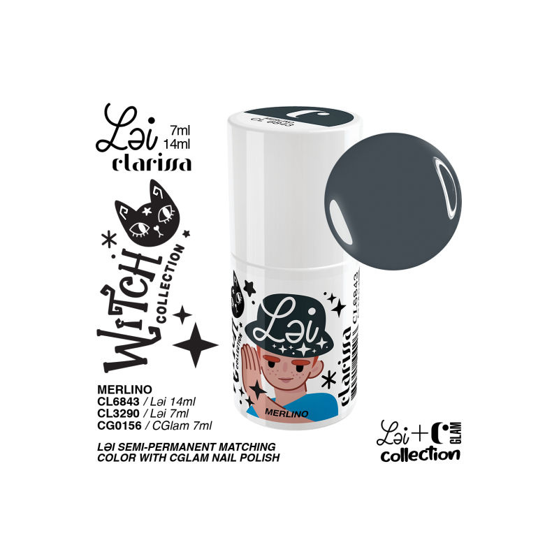 Clarissa Lei Smalto Semipermanente - Merlino 7 Ml CL3290 Witch 2024