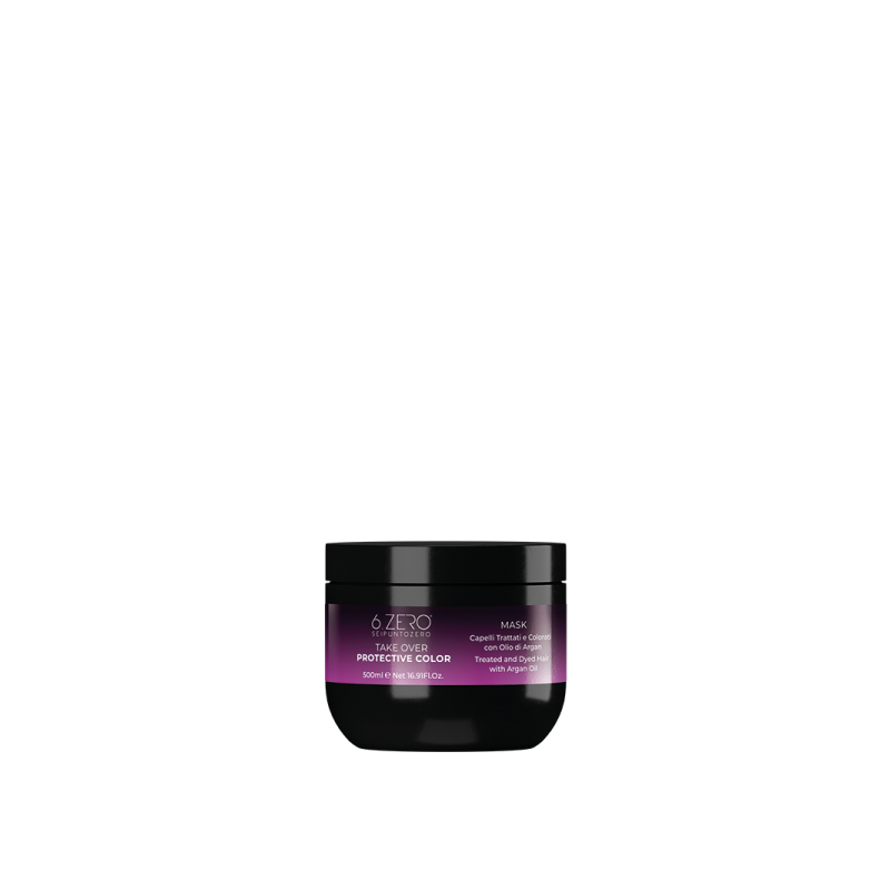 6.Zero Take Over Protective Color Mask per capelli colorati - 500 Ml