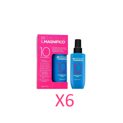 Intercosmo Il Magnifico 10 Maschera Spray Intensiva - Conf. 6 Pezzi da 150 ml