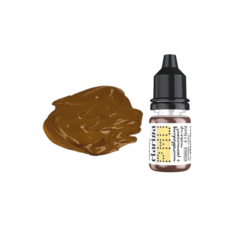 Clarissa PMU 0208 Micropigmenti Sopracciglia - Marrone Terra 5 ml