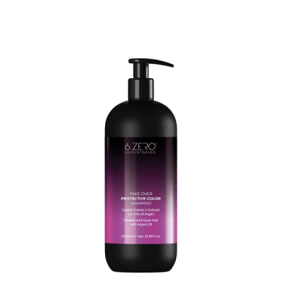 6.Zero Take Over Protective Color Shampoo per capelli colorati e con mèches- 1000 ml
