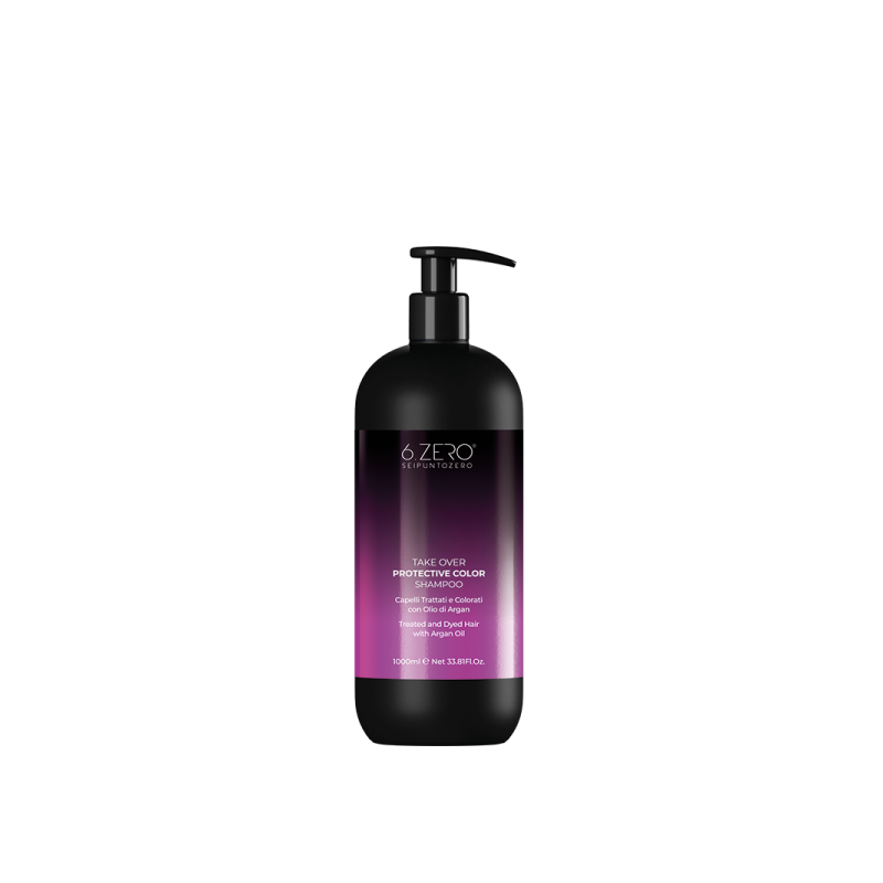 6.Zero Take Over Protective Color Shampoo per capelli colorati e con mèches- 1000 ml