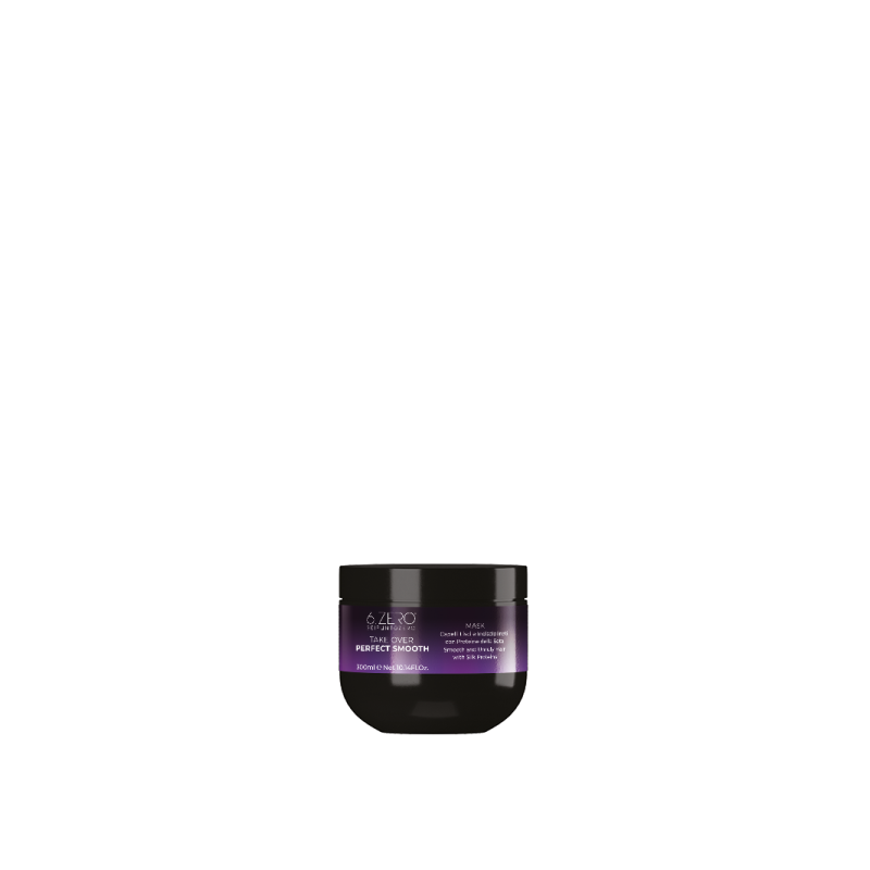 6.Zero Take Over Perfect Smooth mask per capelli lisci ed indisciplinati - 300 ml