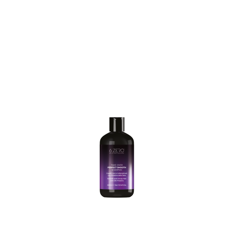 6.Zero Take Over Perfect Smooth shampoo per capelli lisci ed indisciplinati - 300 ml