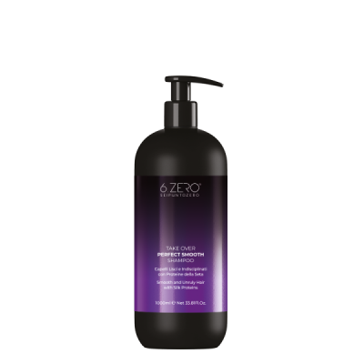 6.Zero Take Over Perfect Smooth shampoo per capelli lisci ed indisciplinati - 1000 ml