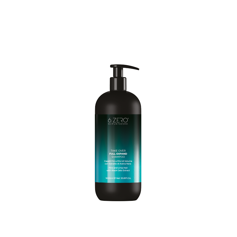 6.Zero Take Over Full Expand Shampoo per capelli fini e privi di volume - 1000 Ml