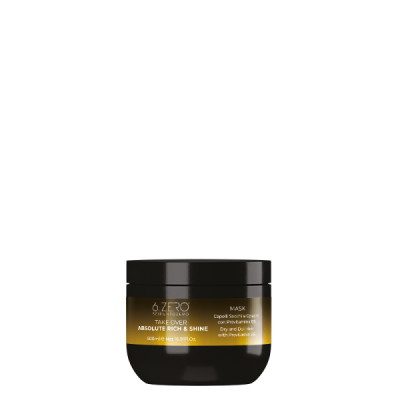 6.Zero Take Over Absolute Rich&Shine maschera per capelli secchi ed opachi - 500 ml