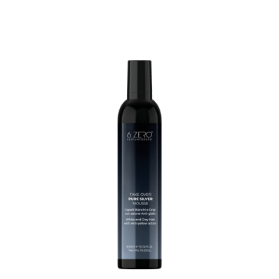 6.Zero Take Over - Pure Silver Mousse Antigiallo 300 Ml