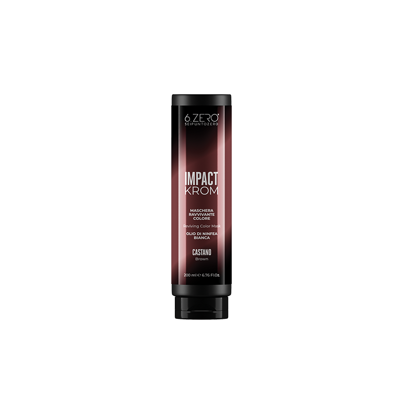 6.Zero Impact Krom maschera ravvivante colore - Castano 200 ml