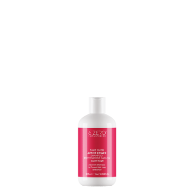 6.Zero Take Over Active Power Shampoo coadiuvante prevenzione caduta per capelli fragili - 300 Ml