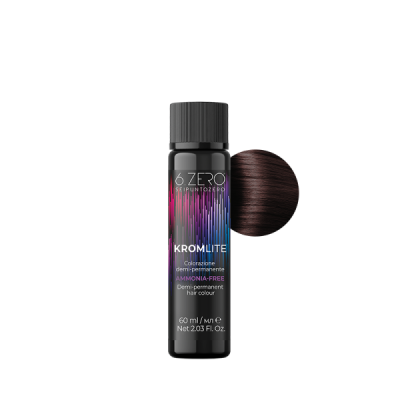 6.Zero Kromlite Colorazione Demipermanente In Olio - 4.5 Castano Mogano 60 ml