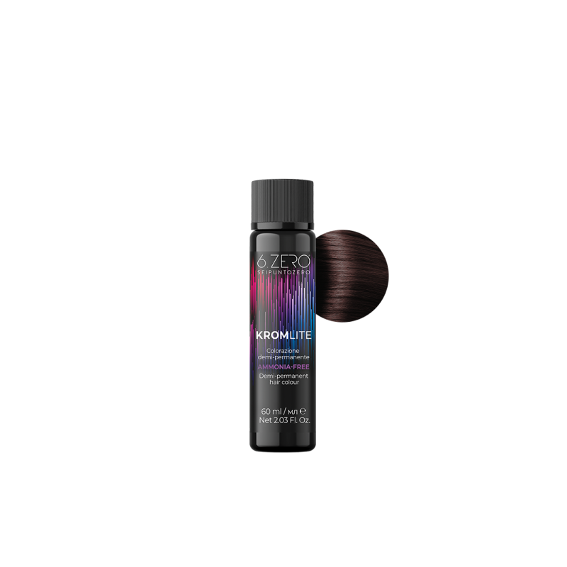 6.Zero Kromlite Colorazione Demipermanente In Olio - 4.5 Castano Mogano 60 ml