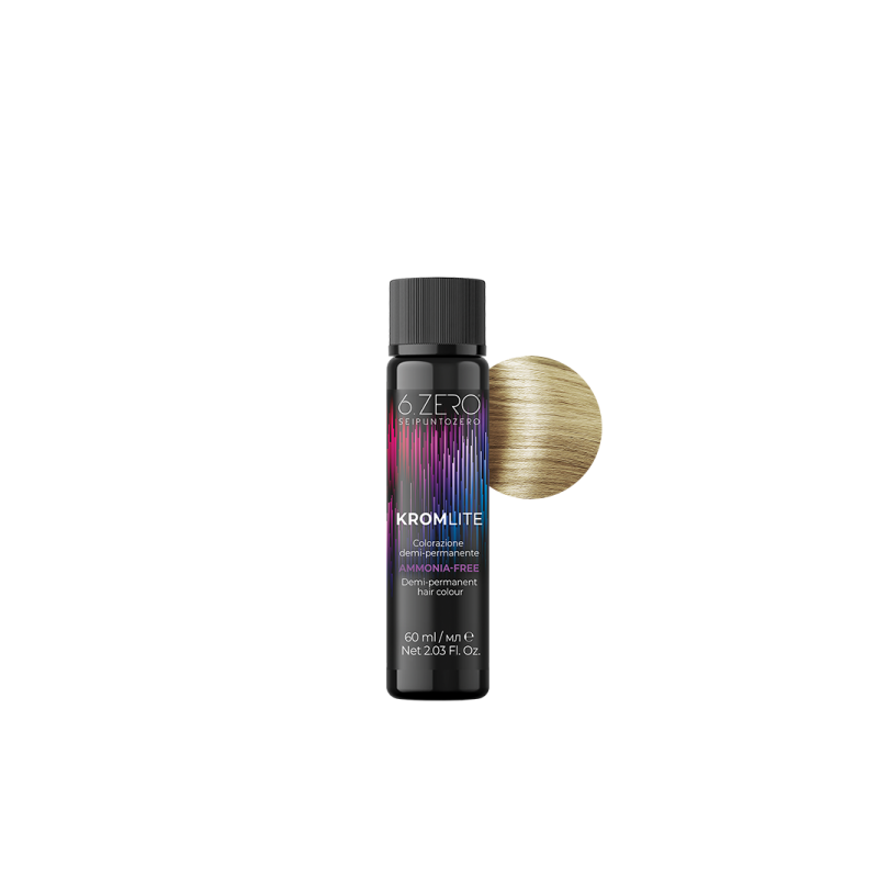 6.Zero Kromlite Colorazione Demipermanente In Olio - 10 Biondo Platino 60 ml