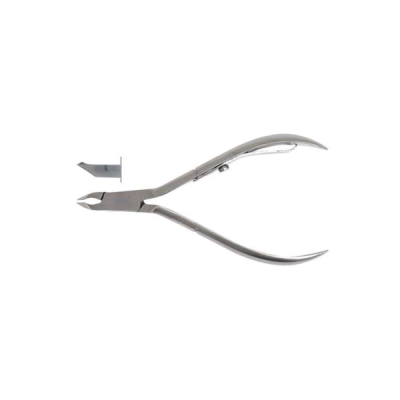 B-Trend Tronchese Pelle Inox, Inacassato, Molla a Barre Singola lunghezza  10cm - Taglio 3 mm

COD. 45.3-BI103