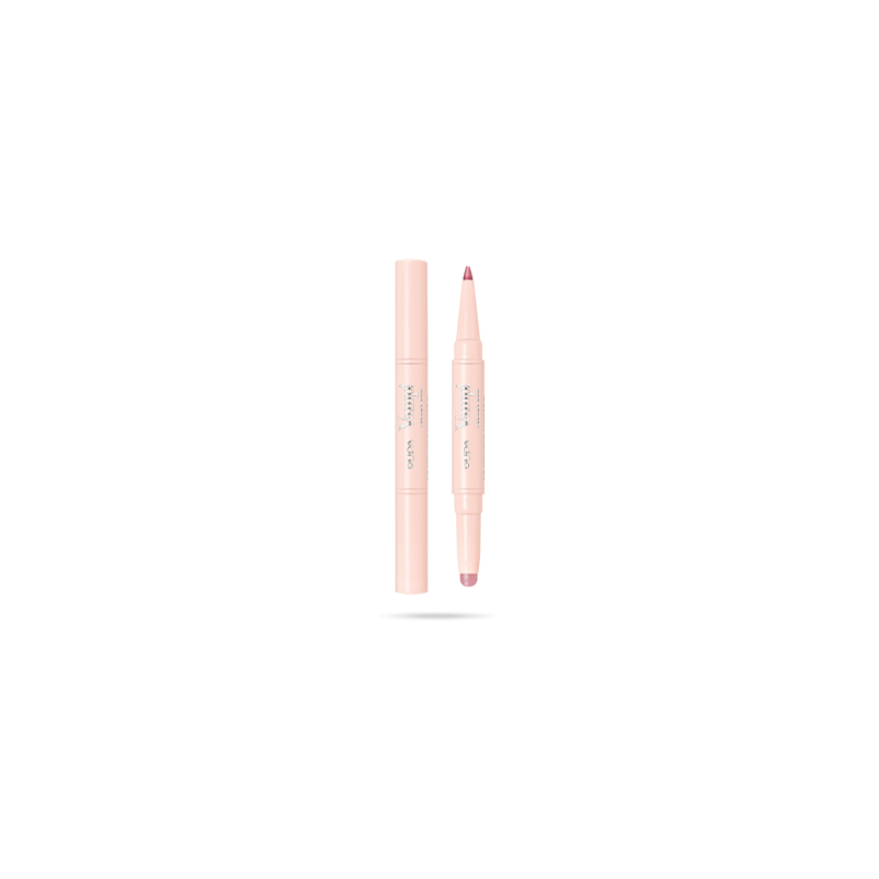 Pupa Vamp! Creamy Duo Matita Labbra E Rossetto Brillante - Vibrant Rose 019