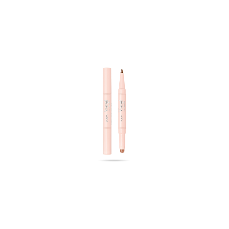 Pupa Vamp! Creamy Duo Matita Labbra E Rossetto Brillante - Brown Nude 020