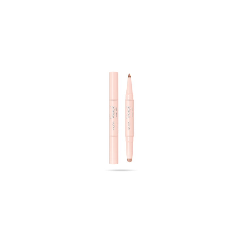 Pupa Vamp! Creamy Duo matita labbra e rossetto brillante - Fair Warm Nude 015
