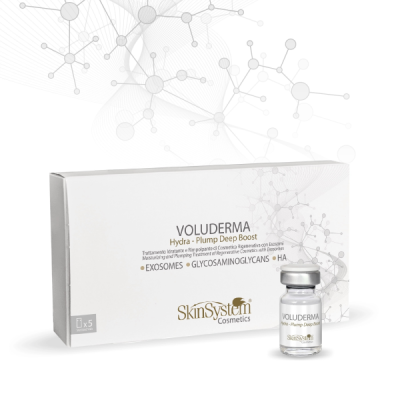 Skin Systm " Esosomi Voluderma  " Hidra-Plump Deep Boost ( conf 5 fiale da 5 ml )