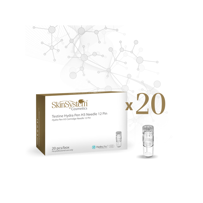 Skin System Testine Hydra Pen H3 Needle 12 Pin - 20 Testine