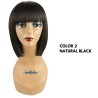Ser Mulher Claudia Wig Colore 2 Natural Black - 113 Gr