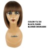 Ser Mulher Claudia Wig Colore T2/30 Black Dark Blonde Degradee- 113 Gr