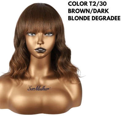 Ser Mulher Fabiana Wig Colore T2/30 Brown Dark Blonde Degradee - 170Gr