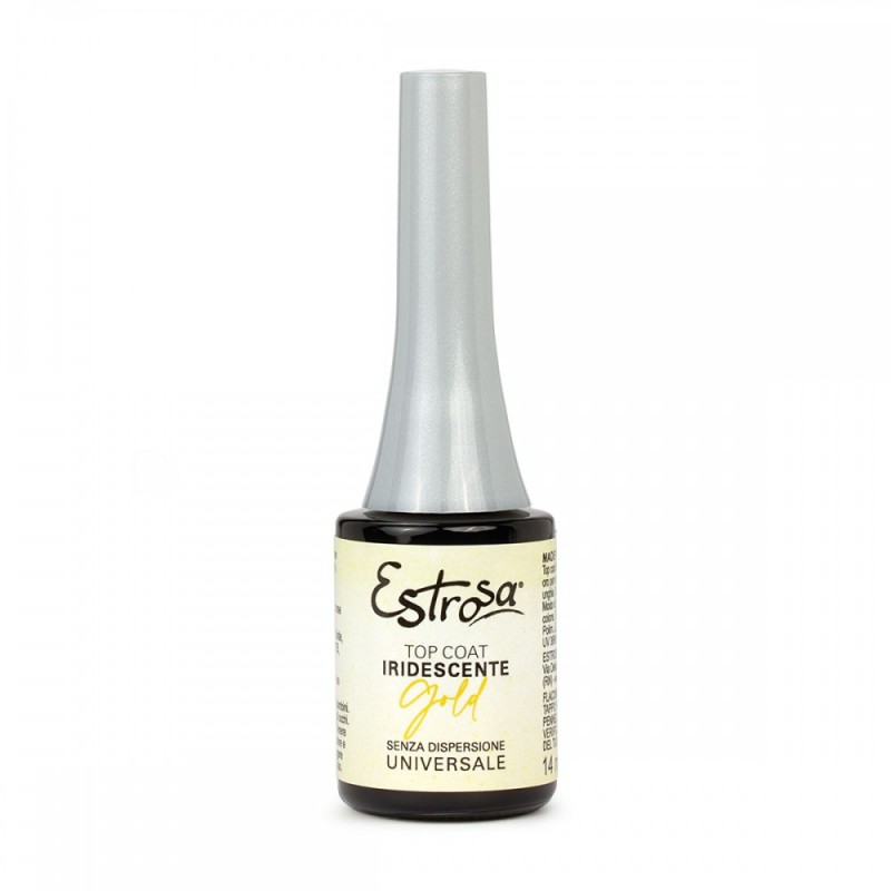 Estrosa Top Coat Iridescente Gold senza dispersione - 14 ml