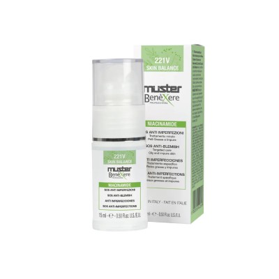 Benexere 221V SOS Anti Imperfezioni Trattamento Mirato - Pelli Grasse e Impure - 15 Ml
