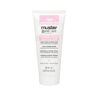 Benexere 236V maschera scrub viso azione esfoliante e levigante Biossido di Titanio e Acido Salicilico - 100 ml
