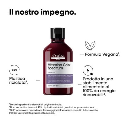 L'Oreal. Serie New V. Spectrum Shampoo Purple 300ml