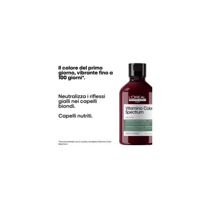 L'Oreal. Serie New V. Spectrum Shampoo Green  300ml