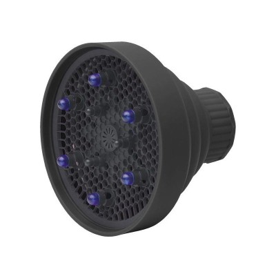 Xanitalia Diffusore per Asciugacapelli Silicon Universale Black 400.888