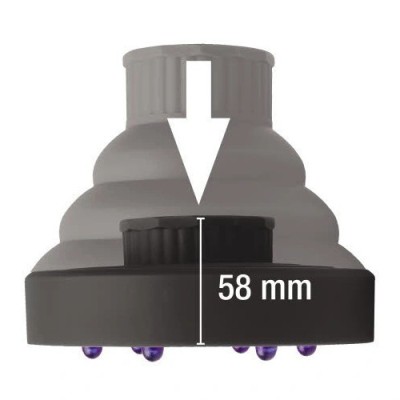 Xanitalia Folding Diffuser - diffusore universale pieghevole in silicone, colore Nero.

COD. 400.888