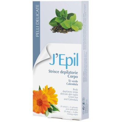 Xanitalia - J'Epil Strisce Depilatorie Corpo Per Pelli Delicate