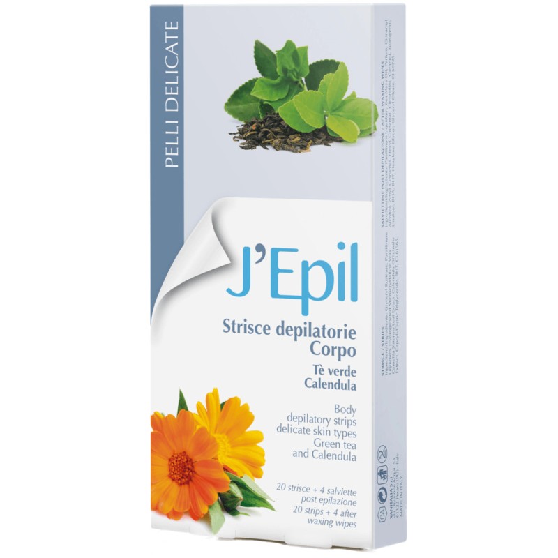 Xanitalia - J'Epil Strisce Depilatorie Corpo Per Pelli Delicate