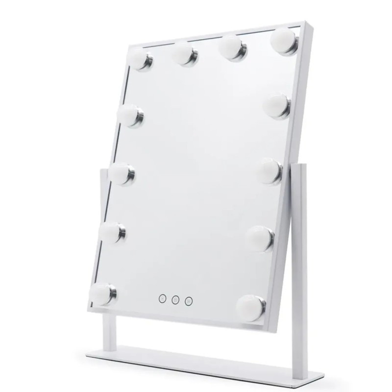 Xanitalia - Specchio Make Up School

Specchio Make Up da tavolo con 12 Luci Led con rotazione 360°