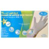 Roial guanti bianchi in lattice non talcati "Safe Touch" - 100 pz
MISURA "M"