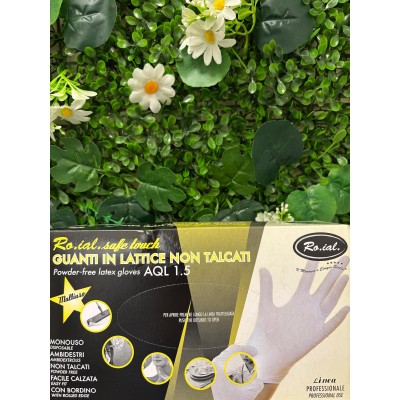 ROIAL. GUANTI IN LATTICE NO POLVERE X 100PZ (L)