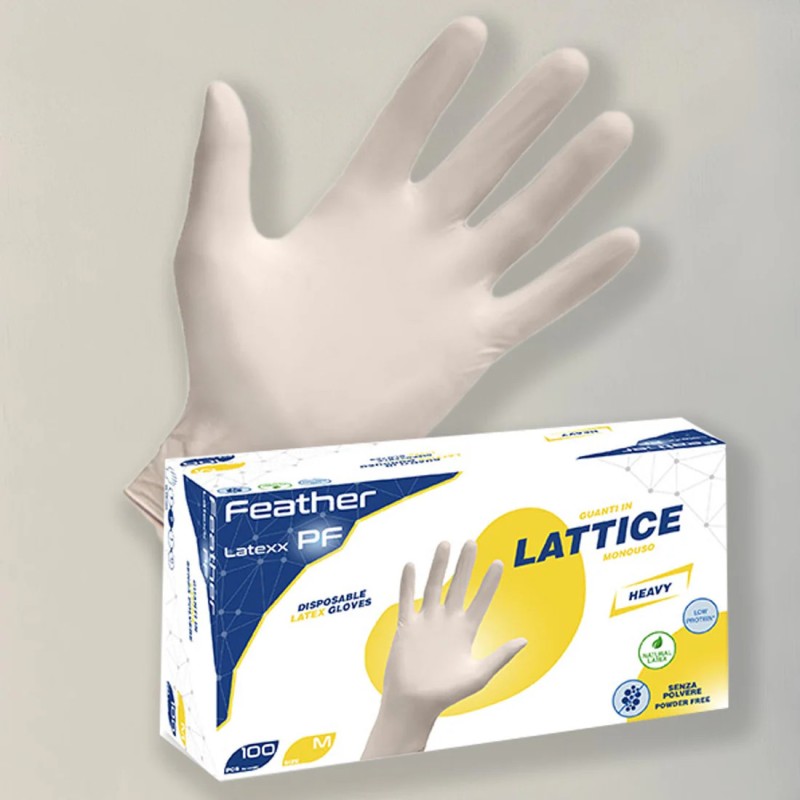 Feather Latexx PF - Guanti Lattice Senza Polvere - 100 pz
MISURA "M"