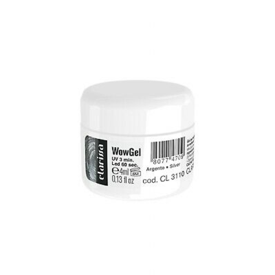 Clarissa  Cl 3110 Wow gel uv/led argento 4ml
