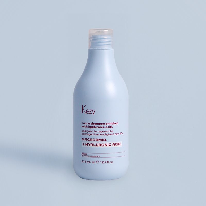 Kezy Macadamia Plus Shampoo Ristrutturante per Capelli molto Danneggiati 375ml