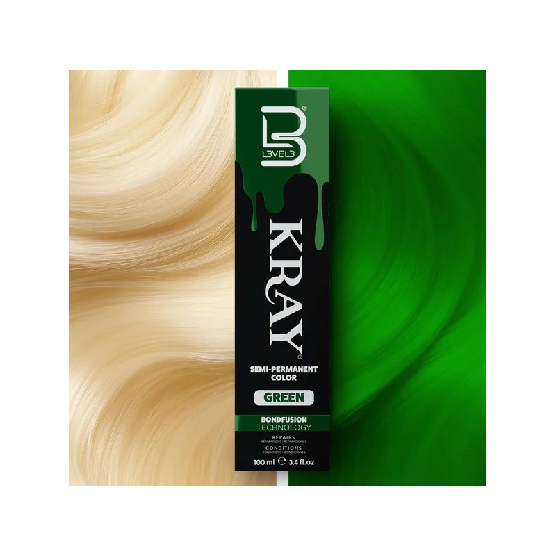 Level 3 Kray Color Green - 100 Ml