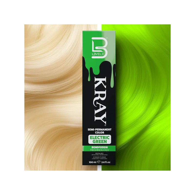 Level 3 Kray Color Elettric Green 100ml