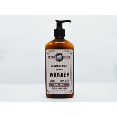 Happy Shave shaving Cream Idratante Whiskey 500ml (HH374)