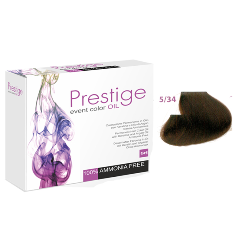 Prestige color oil n. 5,34 125ml Castano chiaro dorato rame