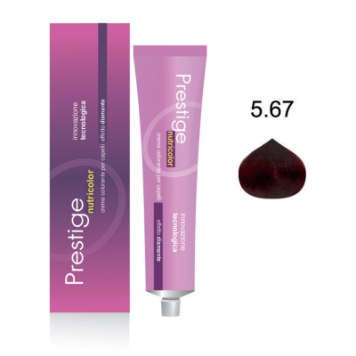 Prestige color tinta 100ml 5,67 Castano chiaro rosso irise