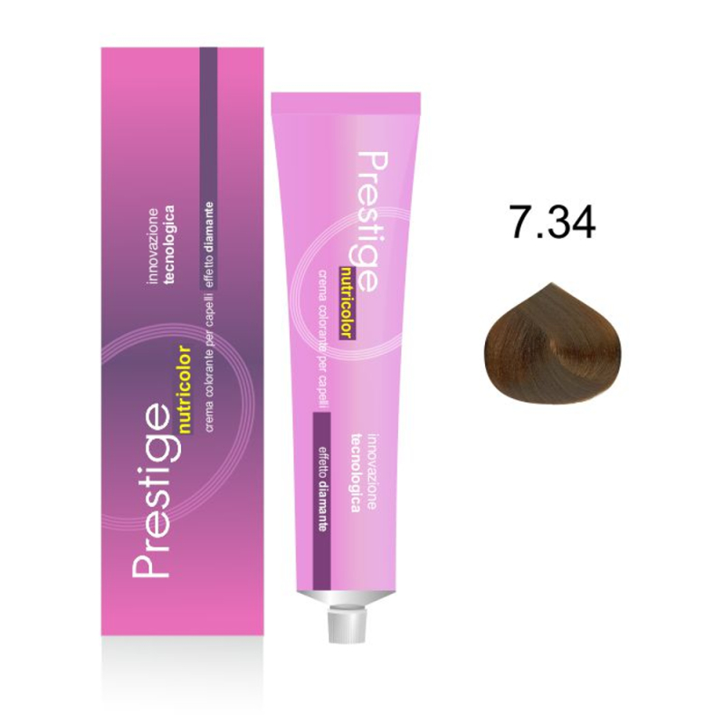Prestige color tinta 100ml 7,34 Biondo dorato rame