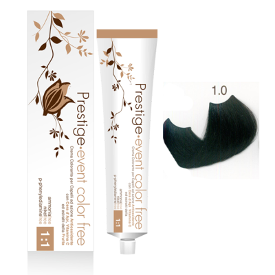 Prestige Botanicolor tinta colorante senza ammoniaca 1,0 nero - 100 ml