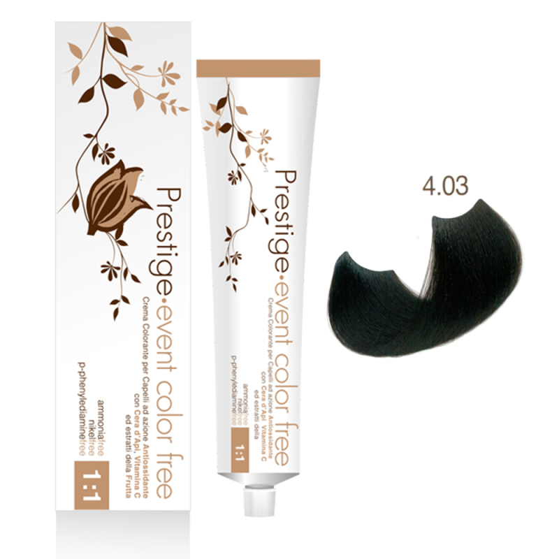Prestige Botanicolor tinta colorante senza ammoniaca 4,03 tabacco scuro - 100 ml