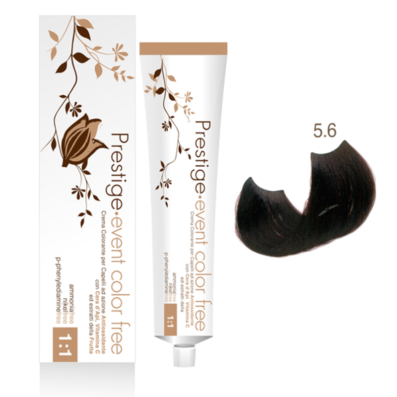 Prestige Botanicolor tinta senza ammoniaca 5,6 castano chiaro rosso - 100 ml